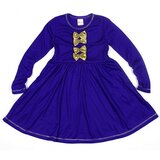 Modna kućica Dizzy Haljina ukrašena zlatnim mašnicama Ljubičasta 182345LI | shoptok.hr