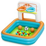 Bestway dječji centar za igru 3 u 1 Kick &amp;#039;N Swish 120x107x84 cm Slike