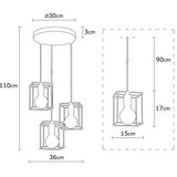 Opviq selimiye - N-1182 blackbronze chandelier | ePonuda.com