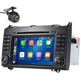 4+64G Carplay AVTOAndroid 13 DVD avtoradio DAB+ kamera za Mercedes Benz W169 W245 W639 Vito W906 Sprinter Viano VW Crafter GPS Navi WIFI BT USB SWC, (22127973)
