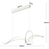 Brilagi LED prigušiva luster na sajli SIGNATURE LED/55W/230V 120x23 cm bela + daljinski upravljač | Eponuda.com