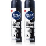 Nivea MEN Black & White Invisible Original antiperspirant v pršilu ugodno pakiranje Cene
