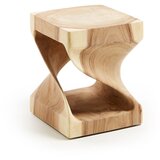 Kave Home Stranska mizica iz masivnega munggur lesa 30x30 cm Hakon – | Shoptok.si