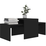  Set stolića za kavu crni 100 x 48 x 40 cm konstruirano drvo | Eponuda.ba