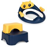 ECO TOYS stepenice za WC za djecu plavo-žute | shoptok.hr