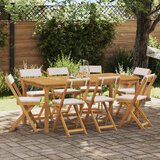  Vanjske bistro stolice 8 pcs Krem bijela 40 x 53 x 80 cm | shoptok.hr