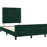  Okvir kreveta bez madraca tamnozeleni 120x200 cm baršunasti | shoptok.hr