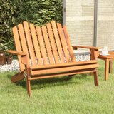  Vrtna klupa Adirondack 126 cm od masivnog drva bagrema | shoptok.hr