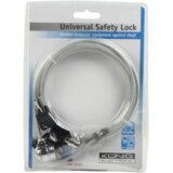 Konig Zaščitni kabel / jeklenica za prenosnik s ključem, 3 metre - CMP-SAFE3/3 | Shoptok.si