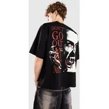 Never Trust Shadows Cropped T-shirt limo black