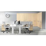  Set pisarnikih miz s pregradami in predalniki TK07-Breza | Shoptok.si