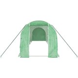  Staklenik s čeličnim okvirom zeleni 16 m² 8 x 2 x 2 m | shoptok.hr