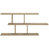  Zidna polica Hrast artisan 100 x 17 x 45.5 cm prerađeno drvo - Hrast artisan | shoptok.hr