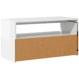 TV ormarić s LED svjetlima visoki sjaj bijeli 75 x 35 x 40 cm | Eponuda.com