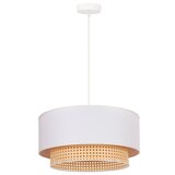  Duolla - Luster na sajli BOHO 1xE27/15W/230V prečnik 45 cm krem/ratan | Eponuda.com