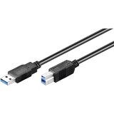 E-green Kabl USB 3.0 A - USB B M/M 1 m crni
