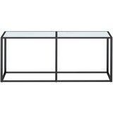  Konzolni stol boja bijeli mramor 180x35x75,5 cm kaljeno staklo | Eponuda.ba