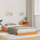 vidaXL Krevetna konstrukcija Voštano smeđa 100 x 220 cm | shoptok.hr