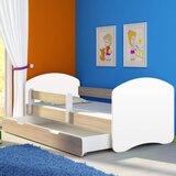ACMA Dječji krevet II bez motiva, bočna sonoma + ladica 180x80 cm | shoptok.hr