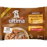 Ultima Fit & Delicious Mini Adult 44 x 100 g - Piščanec in govedina