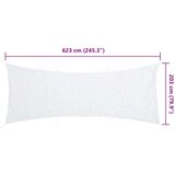  Maskirna mreža z vrečko za shranjevanje 623x203 cm bela | Shoptok.si