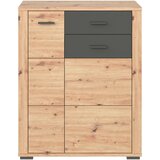 XORA omara za čevlje antracit, barve hrasta | Shoptok.si