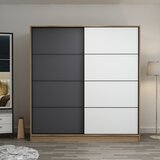 Hanah home Ormar Kale-7170, 220x210x60 cm, Antracit-bijela | Eponuda.ba