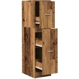 vidaXL Lekarniška omara starinski les 30x41x118 cm inženirski les | Shoptok.si