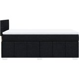  Box spring krevet s madracem crni 80 x 200 cm od tkanine | shoptok.hr