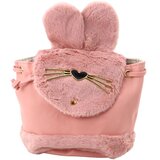  Dječji ruksak s plišanim ušima i podesivim remenom, roza, 22 cm, 4 l | shoptok.hr