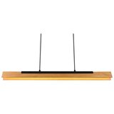  Mat črna LED viseča svetilka z lesenim senčilom Kerala – | Shoptok.si