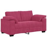  3-dijelni set sofa s jastucima, vinsko crveni baršun | shoptok.hr