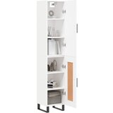  Visoka komoda bijeli 34,5x34x180 cm od konstruiranog drva | shoptok.hr