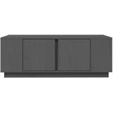  Stolić za kavu sivi 110 x 50 x 40 cm od masivne borovine | Shoptok.si