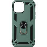 AVIZAR Trden ovitek iz dveh materialov za iPhone 13 Pro s podpornim obrocem - temno zelen, (20717590) Cene