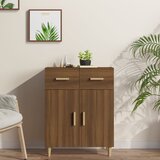 vidaXL Komoda rjavi hrast 69,5x34x89 cm konstruiran les Cene