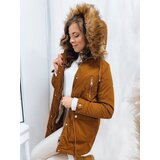 DStreet Parka damska STELLA kamelowa Cene