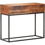 vidaXL Konzolni stol 90 x 35 x 75 cm od grubog bagremovog drva | shoptok.hr