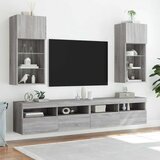 TV ormarić s LED svjetlima boja hrasta 40,5x30x90 cm | shoptok.hr