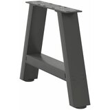  Noge za klub stolić A-oblika 2 kom antracit 30 x (30-31) cm čelik | shoptok.hr