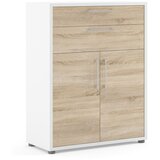 Tvilum Bijela/u prirodnoj boji modularna biblioteka u dekoru hrasta 89x113 cm Prima – | shoptok.hr