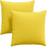  Jastučići za sofu 2 pcs Svijetlo žuta 80 x 80 cm tkanina | shoptok.hr