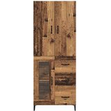  Visok predalnik Star les 69,5 x 34 x 180 cm Konstruiran les, (5000217711) | Shoptok.si