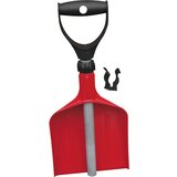 eurokraft basic Teleskopska lopata, dolžina 100 mm, s sponko, rdeče barve | Shoptok.si