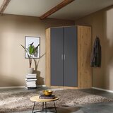 Modern Living Kotna Omara Za Oblačila Aalen, Temno Siva | Shoptok.si