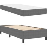  Krevetna konstrukcija Svijetlo siva 90 x 190 cm tkanina | shoptok.hr