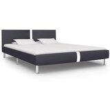 Maison Chic Posteljni okvir - Dvoposteljna postelja - Zakonska postelja črno umetno usnje 140x200 cm-J14215, (21770242) | Shoptok.si