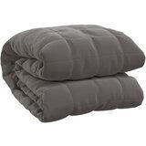 vidaXL Teška deka siva 235x290 cm 11 kg od tkanine | shoptok.hr