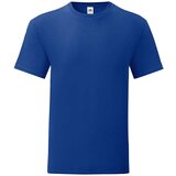 Fruit Of The Loom Blue Iconic Combed Cotton T-shirt with Sleeve | shoptok.hr