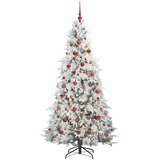  Umjetno božićno drvce s nogom s stalakom Bijelo 180 cm PE i PVC | shoptok.hr